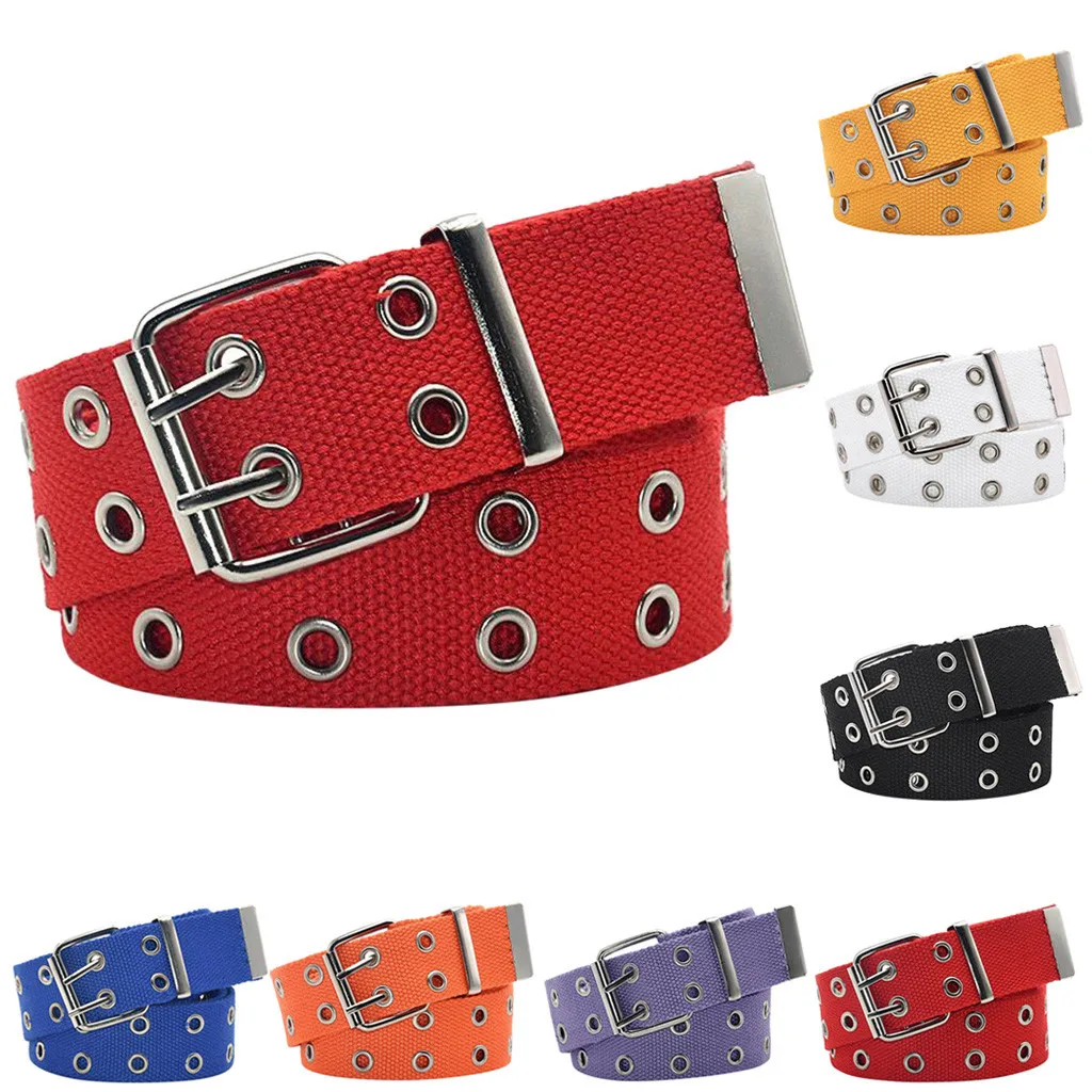 & New Designer Harajuku Wide Canvas Web Double Grommet Hole Buckle Belt Female Male Waist Strap Belts For Women Men Jeans
& New Designer Harajuku Wide Canvas Web Double Grommet Hole Buckle Belt Female Male Waist Strap Belts For Women Men Jeans