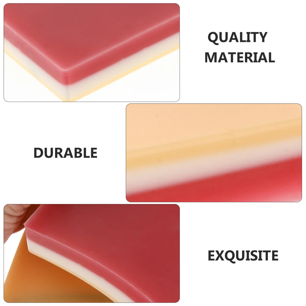 Silicone Injection Practice Pad Student Venipuncture IV Injection Training Model
Silicone Injection Practice Pad Student Venipuncture IV Injection Training Model