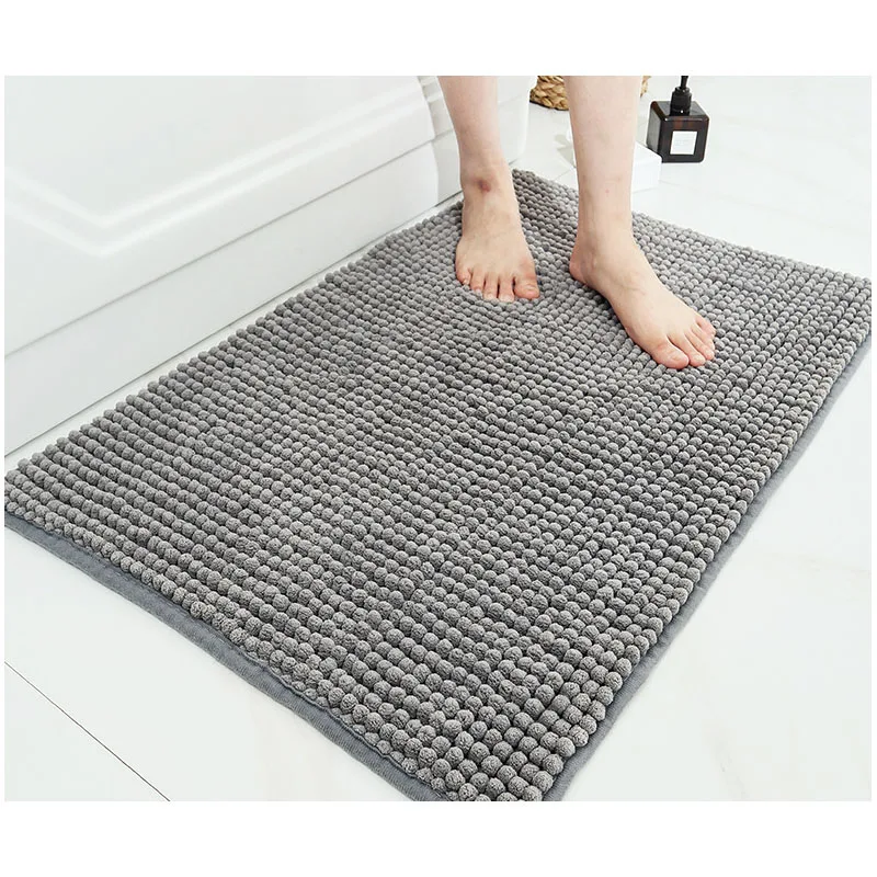 Chenille Bath Mat Water Absorption Microfiber Bathroom Rugs Anti Slip Carpet for Bathroom Grey Floor Mats Kitchen Rugs Doormat
Chenille Bath Mat Water Absorption Microfiber Bathroom Rugs Anti Slip Carpet for Bathroom Grey Floor Mats Kitchen Rugs Doormat