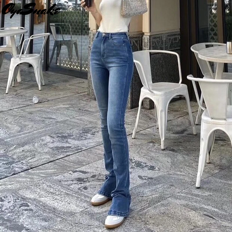 Oyasnake New Womens 2021 Hot Streetwear Trendy Denim Flare Long Pants Ladies Slim Skinny Button High Waist Zippers Pockets Jeans
Oyasnake New Womens 2021 Hot Streetwear Trendy Denim Flare Long Pants Ladies Slim Skinny Button High Waist Zippers Pockets Jeans