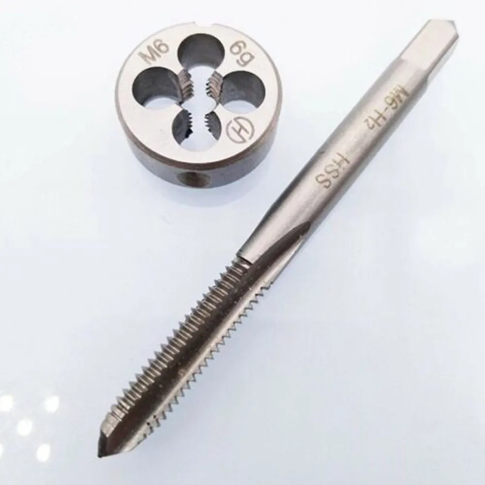 2PCS/SET HSS M6 X 1mm Tap & M18 X 1.5mm Die Metric Thread Left/Right Hand Tap Threading Tool For Mold Machining
2PCS/SET HSS M6 X 1mm Tap & M18 X 1.5mm Die Metric Thread Left/Right Hand Tap Threading Tool For Mold Machining