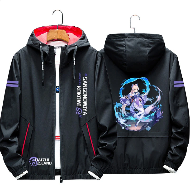 COS-HoHo Game Genshin Impact Ayaka Yoimiya Sangonomiya Kokomi Hu Tao Ganyu, анимационная куртка, одежда для подростков, пальто с рисунком
COS-HoHo Game Genshin Impact Ayaka Yoimiya Sangonomiya Kokomi Hu Tao Ganyu, анимационная куртка, одежда для подростков, пальто с рисунком
