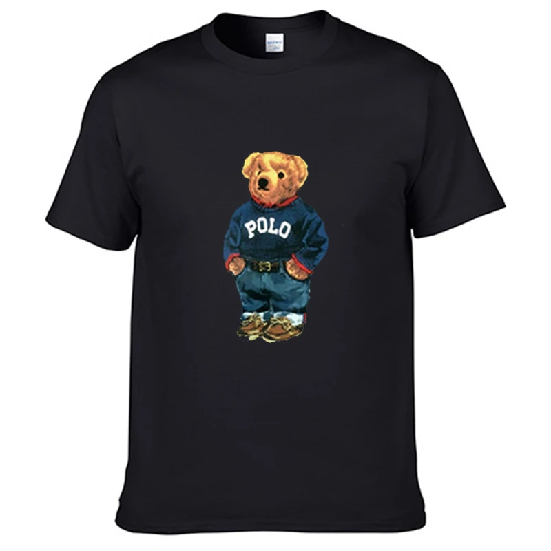 New Retro Polos Limited Edition Bear streetwear t shirt Crew neck t shirts Mens women Outdoor Clothing streetwear clothes
New Retro Polos Limited Edition Bear streetwear t shirt Crew neck t shirts Mens women Outdoor Clothing streetwear clothes
