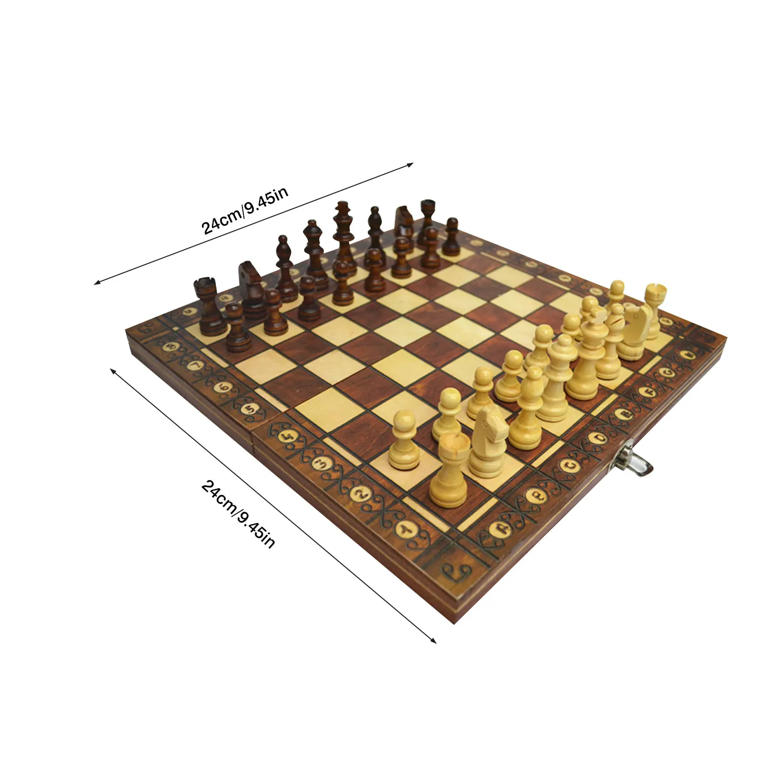 3 In 1 International Chess Set Wooden Chess Game Backgammon Checkers For Indoor Table Game Folding Chessboard Family Travel Game
3 In 1 International Chess Set Wooden Chess Game Backgammon Checkers For Indoor Table Game Folding Chessboard Family Travel Game