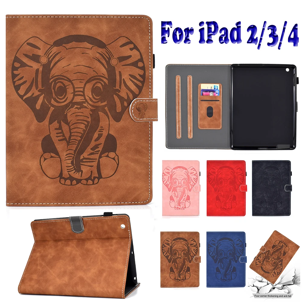 Чехол для iPad 2 3 4 Модный чехол подставка из искусственной кожи планшета Apple iPad2 iPad3
