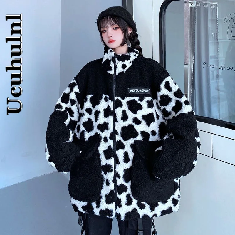Ucuhulnl Korean Winter New Harajuku Style Tooling Coat Thicken Leopard Pocket Jacket Vintage Zipper Lambswool Keep Warm Cotton
Ucuhulnl Korean Winter New Harajuku Style Tooling Coat Thicken Leopard Pocket Jacket Vintage Zipper Lambswool Keep Warm Cotton
