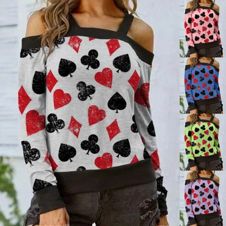 2022 Women Plus Sizes Large Big Halter Strap Off Shoulder Sexy Printed Vintage T Shirts Tops Full Long Sleeve
2022 Women Plus Sizes Large Big Halter Strap Off Shoulder Sexy Printed Vintage T Shirts Tops Full Long Sleeve