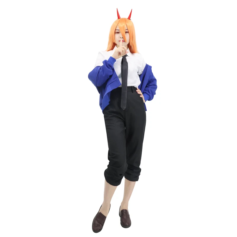 Anime Chainsaw Man Power Cosplay Costume Women Halloween Carnival Party Uniform Set New Fashion Casual Jacket
Anime Chainsaw Man Power Cosplay Costume Women Halloween Carnival Party Uniform Set New Fashion Casual Jacket