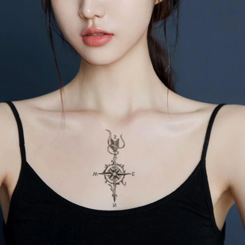 Waterproof Temporary Tattoo Sticker Compass Flash Tattoos Arrow Plant Leaves Body Art Arm Chest Neck Fake Sleeve Tatoo Women Men
Waterproof Temporary Tattoo Sticker Compass Flash Tattoos Arrow Plant Leaves Body Art Arm Chest Neck Fake Sleeve Tatoo Women Men