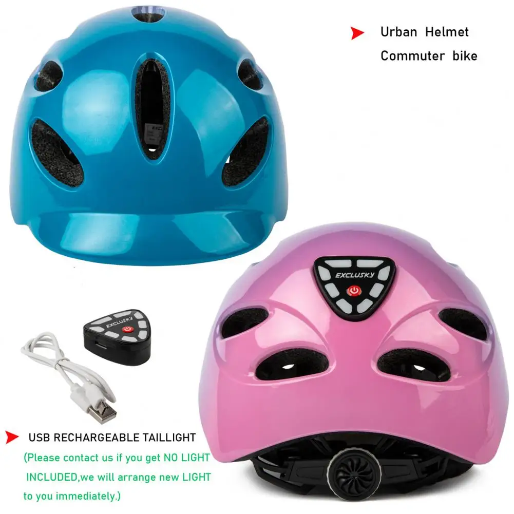 EXCLUSKY Light Cycling Helmet With LED Light Bike Helmet Electric Bicycle Helmet Mountain Road Bicycle MTB Helmet Bike Helmet Li 
EXCLUSKY Light Cycling Helmet With LED Light Bike Helmet Electric Bicycle Helmet Mountain Road Bicycle MTB Helmet Bike Helmet Li