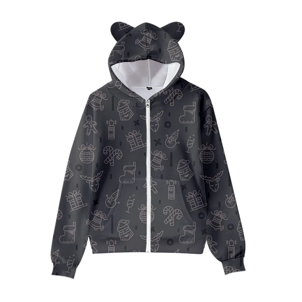 New Merry Christmas Cookies Hoodie Sweatshirt Adult Children Boys Girls Men 3 Streetwear Tracksuit Outcoa Kawaii Cat Ears Zipper
New Merry Christmas Cookies Hoodie Sweatshirt Adult Children Boys Girls Men 3 Streetwear Tracksuit Outcoa Kawaii Cat Ears Zipper
