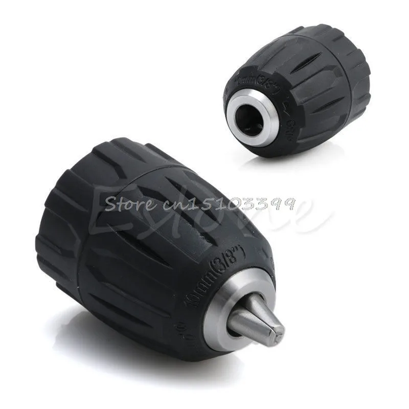 New 0.8-10MM Capacity 3/8-24UNF Mount Keyless Thread Drill Chuck Hand Tool Drop Ship
New 0.8-10MM Capacity 3/8-24UNF Mount Keyless Thread Drill Chuck Hand Tool Drop Ship