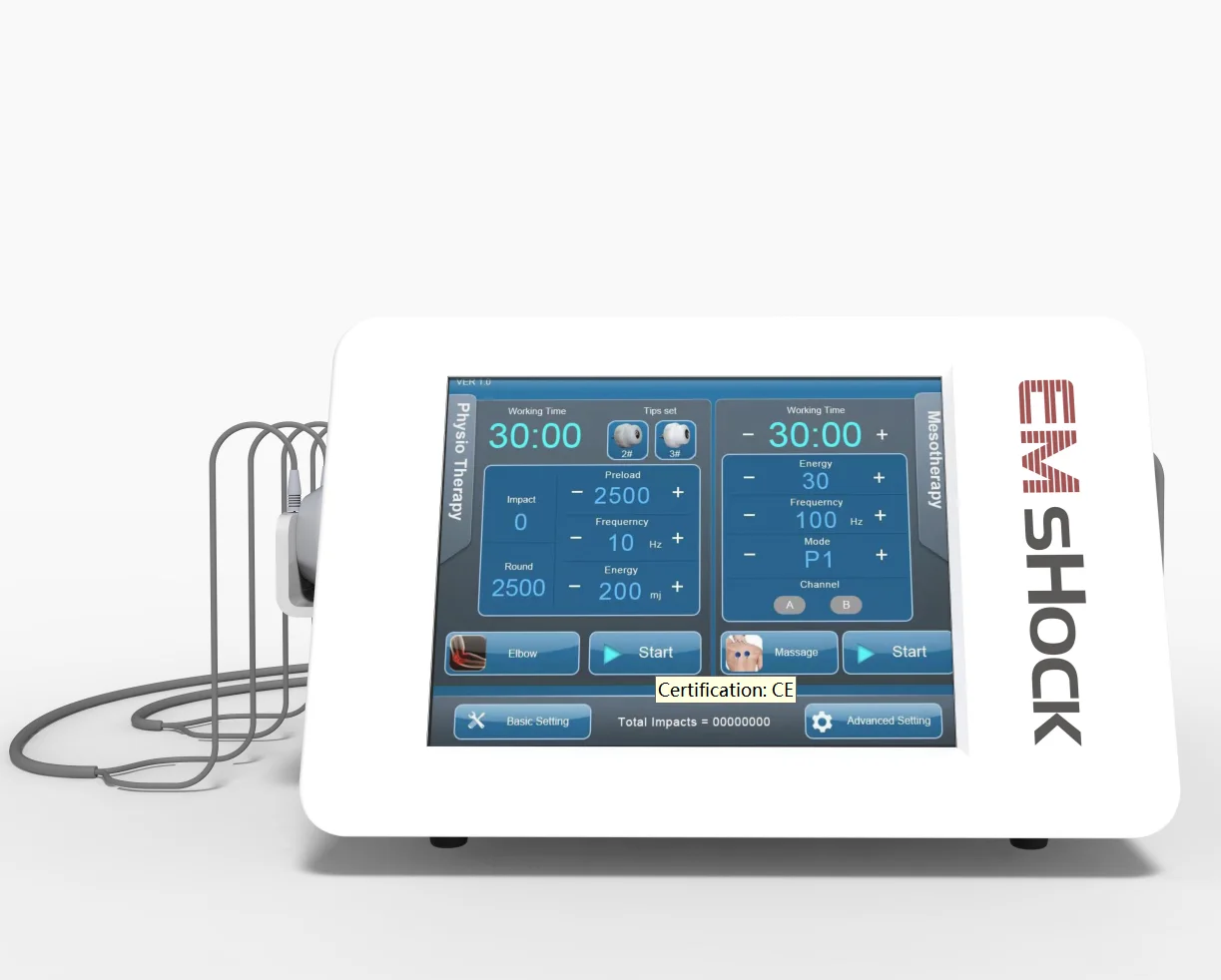 2 in 1 Shockwave and EMS Electronic Muscle Stimulator physical therapy machine / shock wave therapy equipment for ed
2 in 1 Shockwave and EMS Electronic Muscle Stimulator physical therapy machine / shock wave therapy equipment for ed