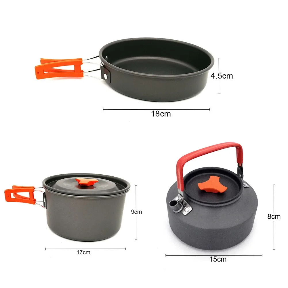 Camping Cookware Set Outdoor Cookware Set Folding Cookware Non-stick Pan Pan Kettle Bowl Picnic Cookware Equipment
Camping Cookware Set Outdoor Cookware Set Folding Cookware Non-stick Pan Pan Kettle Bowl Picnic Cookware Equipment