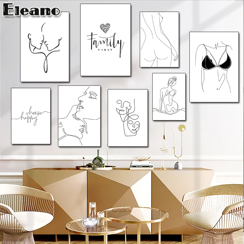 Family Member Abstract Line Drawing Modern Art Canvas Painting HD Naked Woman Body Parts Hand Black and White Wall Art Picture
Family Member Abstract Line Drawing Modern Art Canvas Painting HD Naked Woman Body Parts Hand Black and White Wall Art Picture