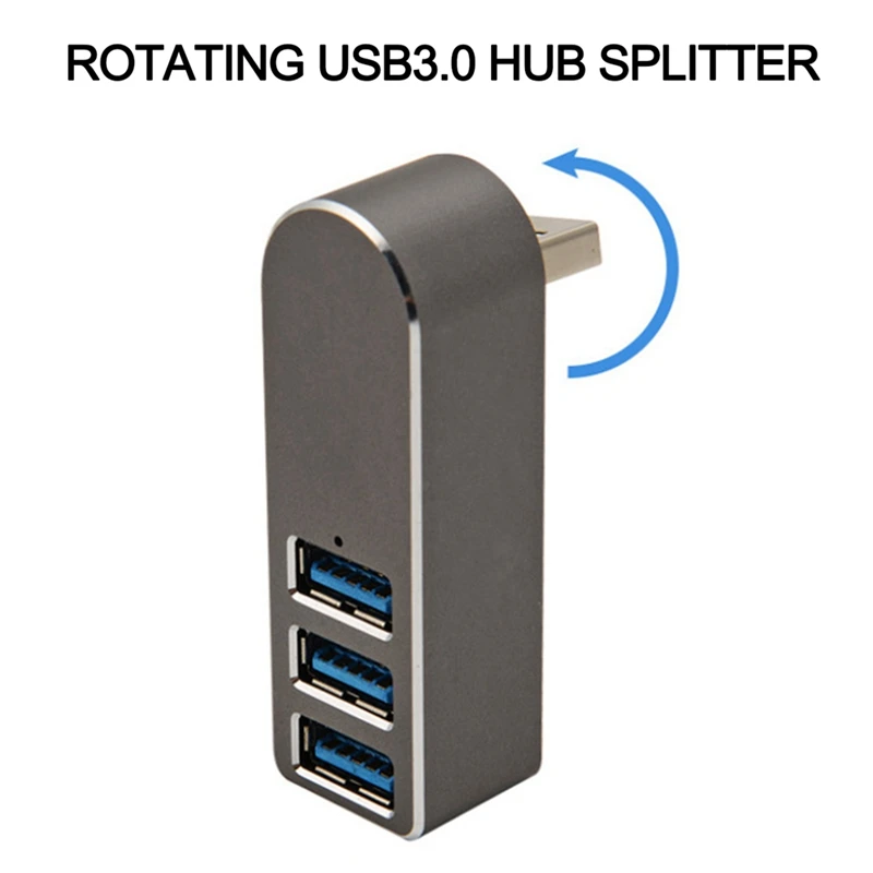 Aluminum Rotating USB3.0 HUB Hub Splitter 4 Port Usb 3.0Hub Extension
Aluminum Rotating USB3.0 HUB Hub Splitter 4 Port Usb 3.0Hub Extension