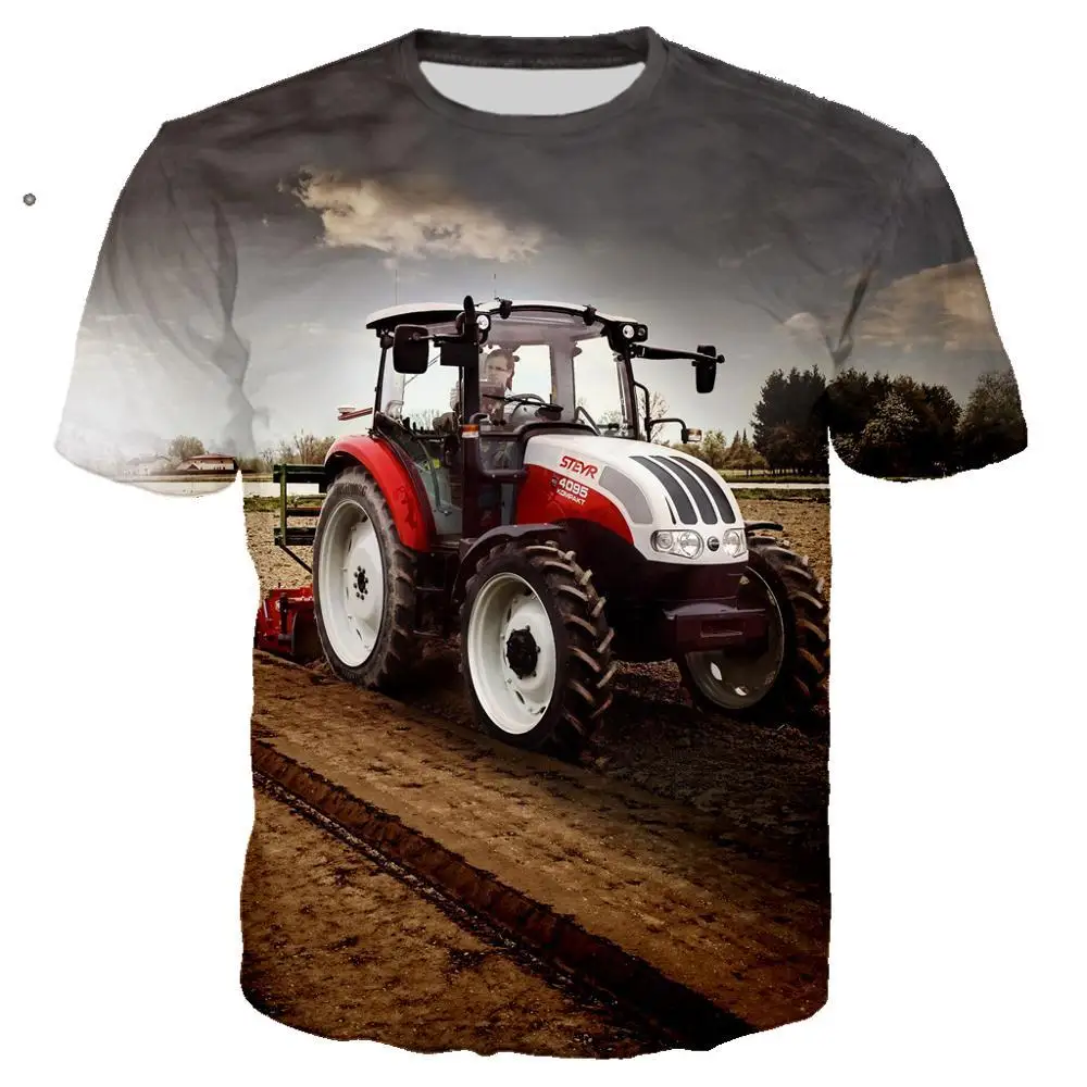 Summer 3D Printing New Car Tractor T-shirt Men Hip Hop Ropa Hombre Casual Streetwear Men's T-shirt Tops Children Tops Shirts
Summer 3D Printing New Car Tractor T-shirt Men Hip Hop Ropa Hombre Casual Streetwear Men's T-shirt Tops Children Tops Shirts