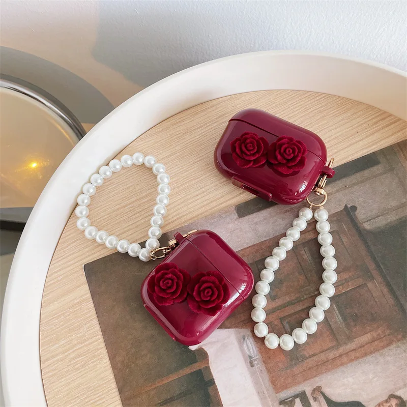 Luxury Red Rose Pearl Bracelt Apple AirPods 1 / 2 / 3 Pro Case Cover IPhone Earbuds Accessories Airpod Case Air Pods Case
Luxury Red Rose Pearl Bracelt Apple AirPods 1 / 2 / 3 Pro Case Cover IPhone Earbuds Accessories Airpod Case Air Pods Case