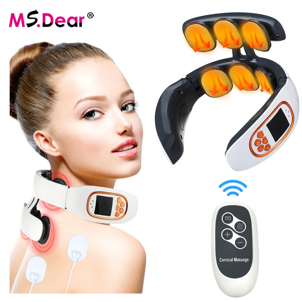 6 Heads Electric Neck and Back Pulse Massager with Heat Pain Relief Relaxation TENS Cervical Massager with Remote Control Machin
6 Heads Electric Neck and Back Pulse Massager with Heat Pain Relief Relaxation TENS Cervical Massager with Remote Control Machin