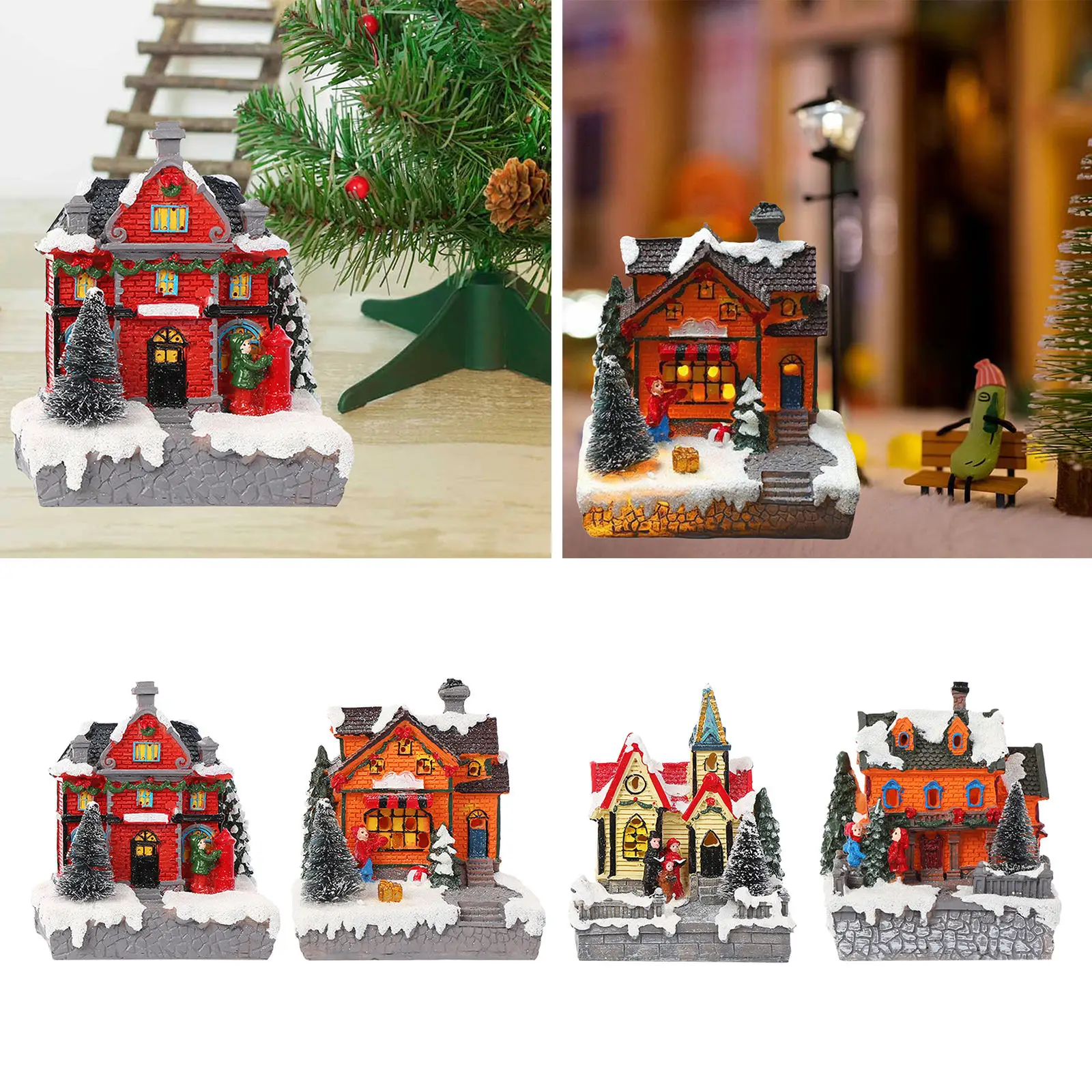 Christmas Village Display Ornaments Animated Gift Resin Lighting Snow Village Set for Festival Holiday Indoor
Christmas Village Display Ornaments Animated Gift Resin Lighting Snow Village Set for Festival Holiday Indoor