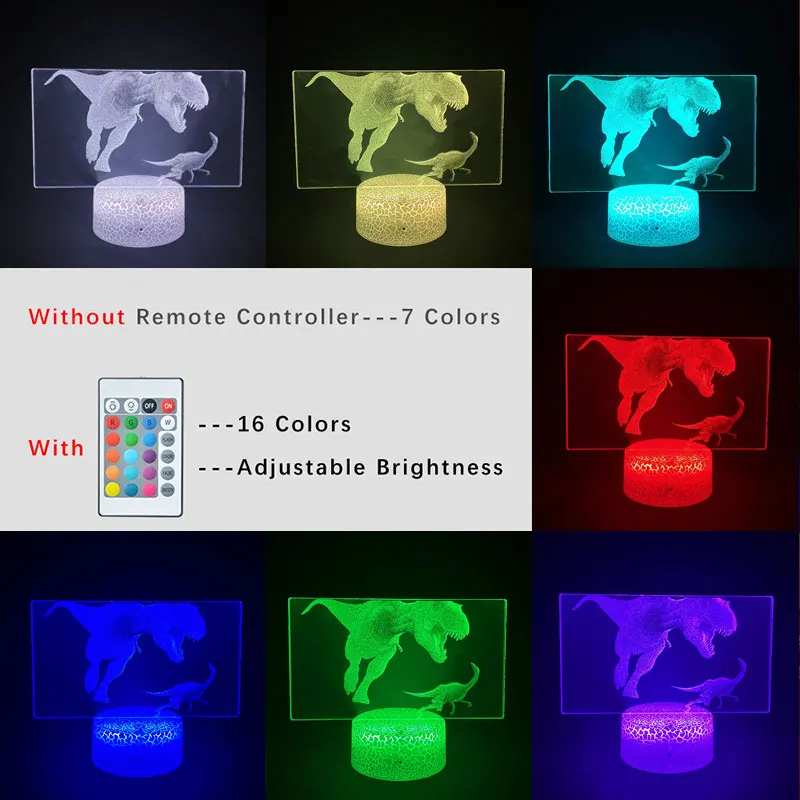 Movie Planet Dinosaur Cretaceous Tyrannosaurus 3D Picture Lamp Acrylic Bluetooth Speaker Base Room Decoration Teenager Book Lamp
Movie Planet Dinosaur Cretaceous Tyrannosaurus 3D Picture Lamp Acrylic Bluetooth Speaker Base Room Decoration Teenager Book Lamp