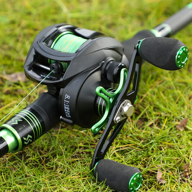 Baitcasting Reel 8.1:1 12+1BB Bass Fishing Reel with Shallow Spool 8KG / 18LB Max Drag Left Right Hand Reel Reinforced Hot
Baitcasting Reel 8.1:1 12+1BB Bass Fishing Reel with Shallow Spool 8KG / 18LB Max Drag Left Right Hand Reel Reinforced Hot