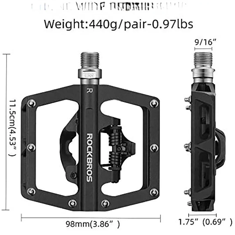 Bike Dual Function Sealed Clipless Road Mountain Bikes MTB Bike Pedals Bmx Bike Parts Bmx Pedals Bike Pedal
Bike Dual Function Sealed Clipless Road Mountain Bikes MTB Bike Pedals Bmx Bike Parts Bmx Pedals Bike Pedal