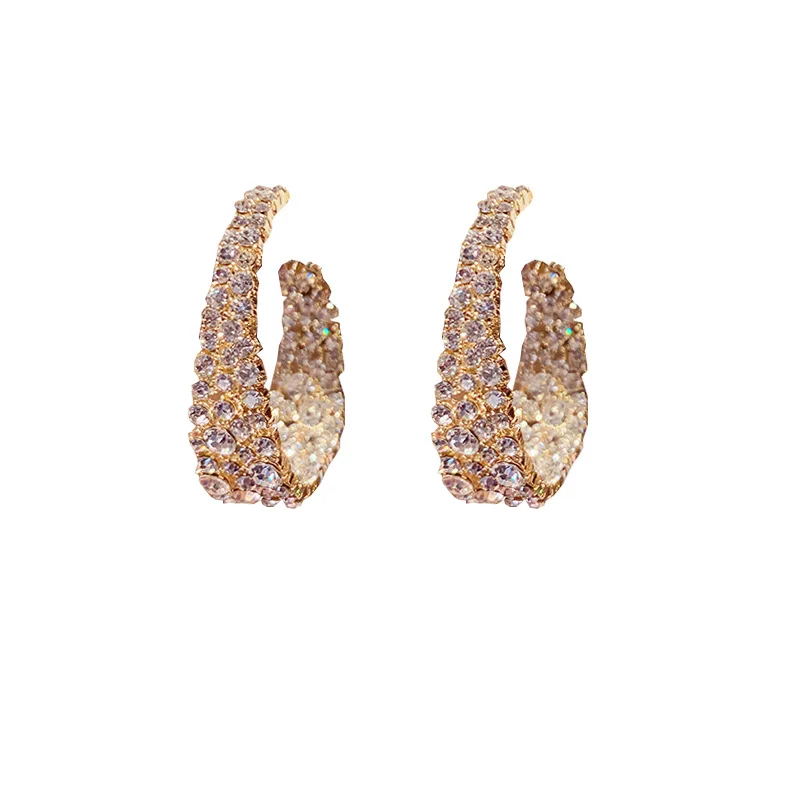 Korean Retro Baroque Diamond Earrings Exaggerated Personality Earrings Bar Nightclub Female Earrings New fashion products
Korean Retro Baroque Diamond Earrings Exaggerated Personality Earrings Bar Nightclub Female Earrings New fashion products