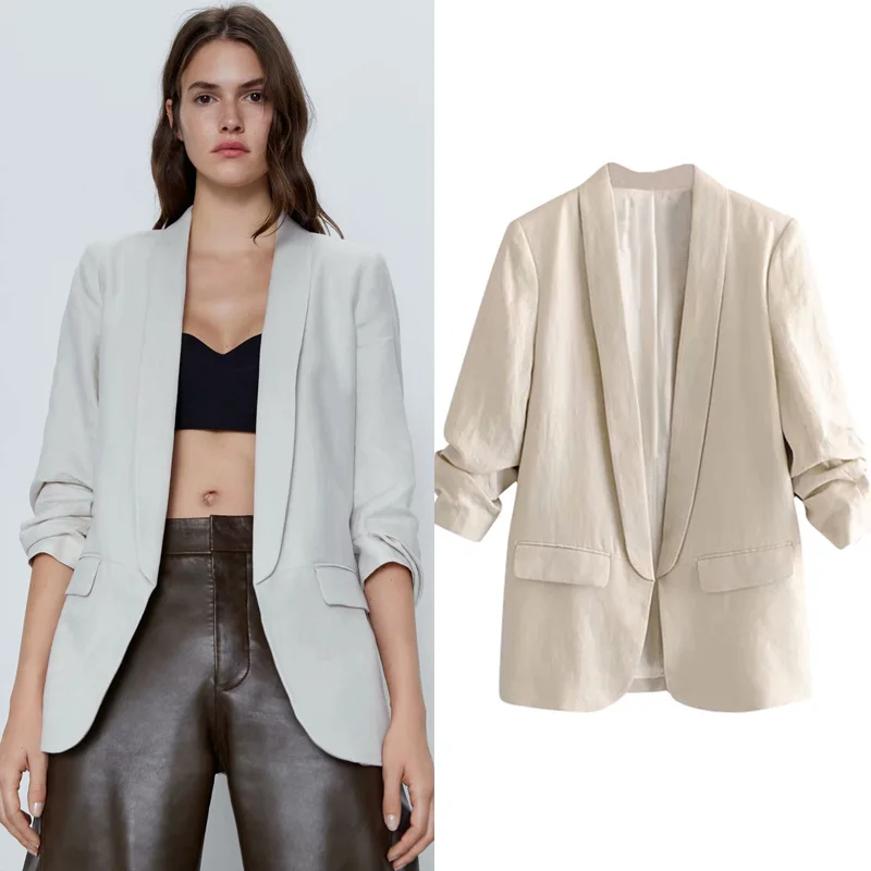Best Selling Ladies Autumn Newest Solid Color Fashion Slim Ins Long Sleeve Suit Women Casual Nice Loose Suit Fashion Tops Coats
Best Selling Ladies Autumn Newest Solid Color Fashion Slim Ins Long Sleeve Suit Women Casual Nice Loose Suit Fashion Tops Coats