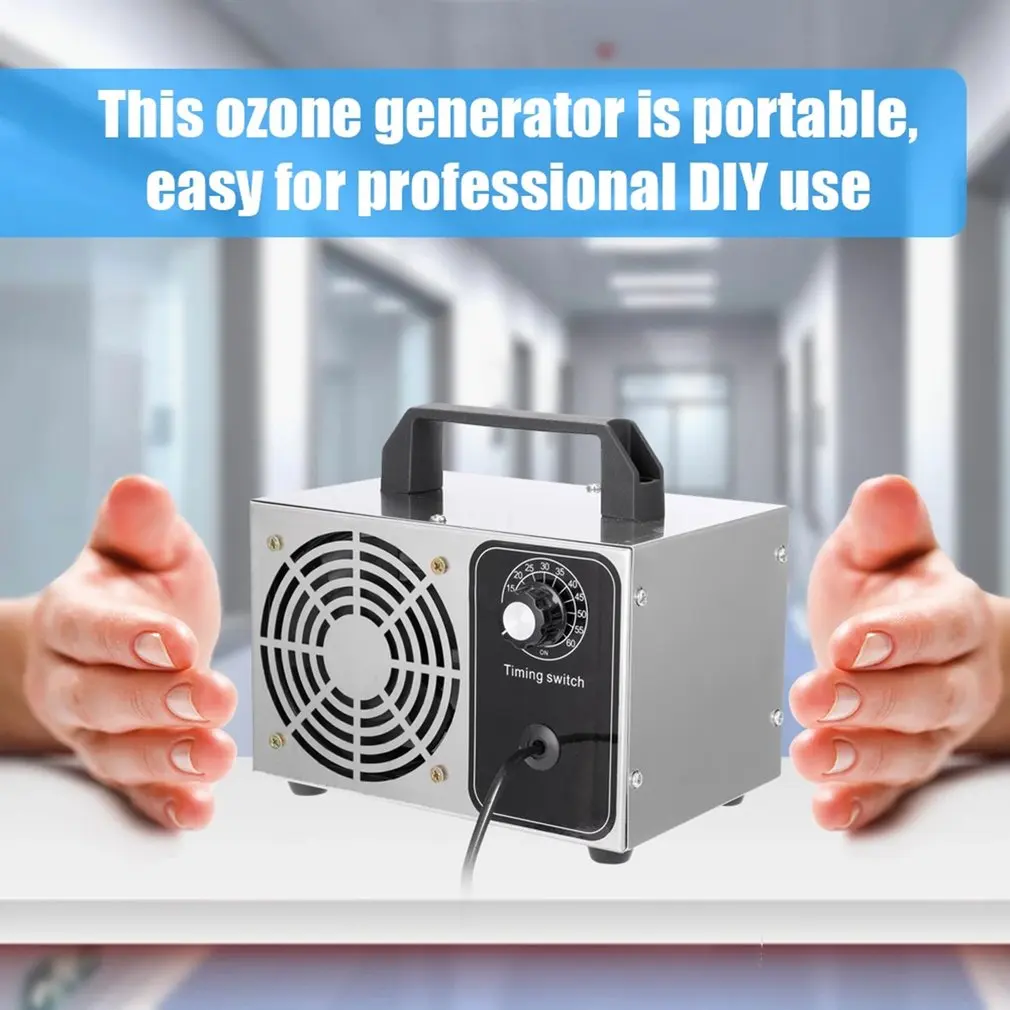 220V Ozone Generator Ozone Machine Ozonator Air Purifier Cleaner Disinfection Sterilization Remove odor O3 Ozonizador Household
220V Ozone Generator Ozone Machine Ozonator Air Purifier Cleaner Disinfection Sterilization Remove odor O3 Ozonizador Household