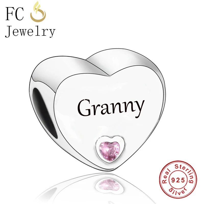 FC Jewelry Fit Original Pan Charms Bracelet 925 Sterling Silver Gran Granny Grandma Bead For Making Birthday Berloque 2022
FC Jewelry Fit Original Pan Charms Bracelet 925 Sterling Silver Gran Granny Grandma Bead For Making Birthday Berloque 2022