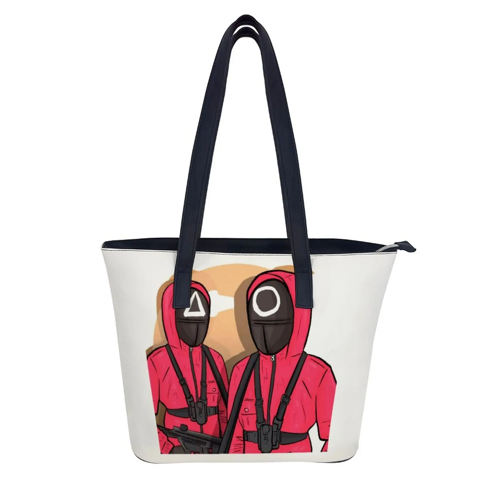 Squid Game Shoulder Bag Pink Soldiers K Drama Beach Funny Handbag Women Bulk Belt Leather Shopping Bag
Squid Game Shoulder Bag Pink Soldiers K Drama Beach Funny Handbag Women Bulk Belt Leather Shopping Bag