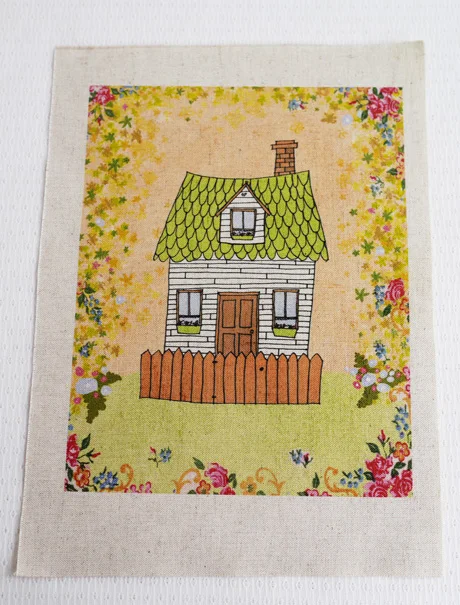 DIY cotton and linen cloth printed by hand, painted meal mat, mouse apron, hand made bag fairy tale cabin
DIY cotton and linen cloth printed by hand, painted meal mat, mouse apron, hand made bag fairy tale cabin