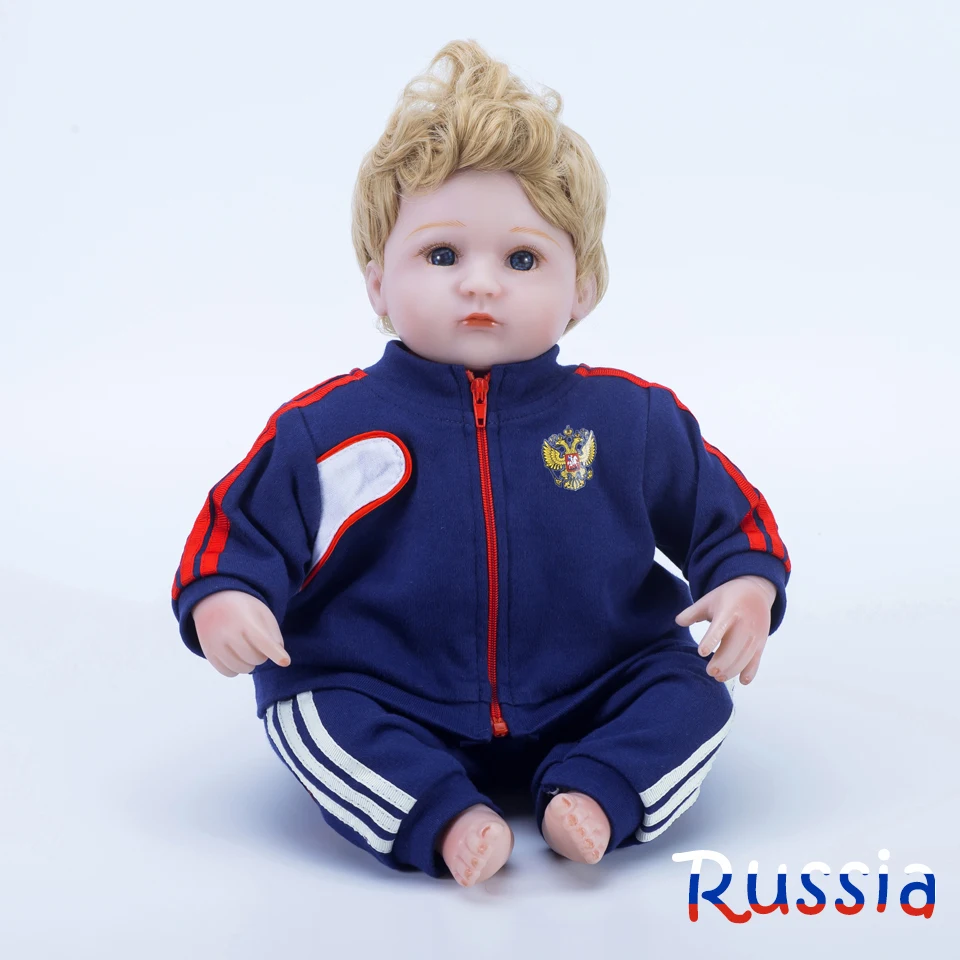 18 дюймовая Кукла reborn baby silicon куклы раборн Спорт футбол футбольные игрушки для