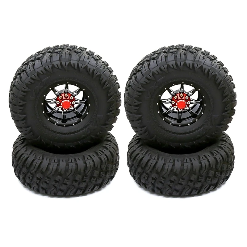 4Pcs 1.9 Beadlock Wheel Rim & Rubber Tires Set for 1/10 RC Crawler Car Axial SCX10 90046 AXI03007 Traxxas TRX-4 Parts
4Pcs 1.9 Beadlock Wheel Rim & Rubber Tires Set for 1/10 RC Crawler Car Axial SCX10 90046 AXI03007 Traxxas TRX-4 Parts