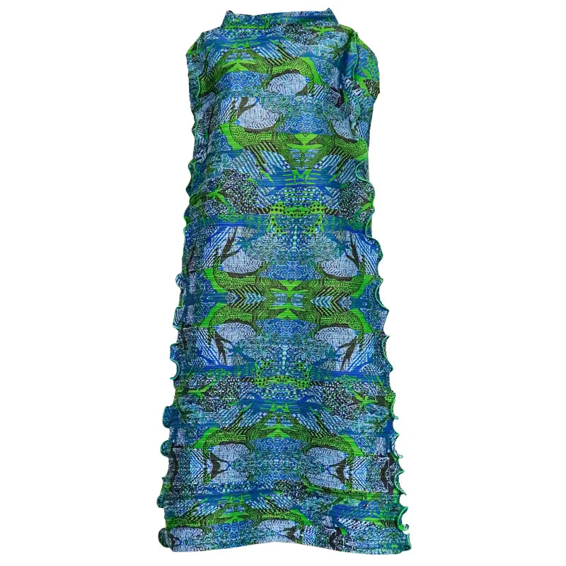 SONDR 2021 Spring Autumn Retro Forest Print New Pleated Dresses Women Casual Sleeveless Elastic Color Block Loose Stand Collar
SONDR 2021 Spring Autumn Retro Forest Print New Pleated Dresses Women Casual Sleeveless Elastic Color Block Loose Stand Collar