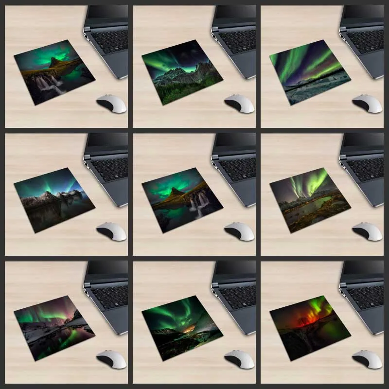 XGZ Polar Landscape Square Mouse Pad Snow Original Aurora Phenomenon Laptop PC Table Mat Printing Non-slip Rubber Universal
XGZ Polar Landscape Square Mouse Pad Snow Original Aurora Phenomenon Laptop PC Table Mat Printing Non-slip Rubber Universal