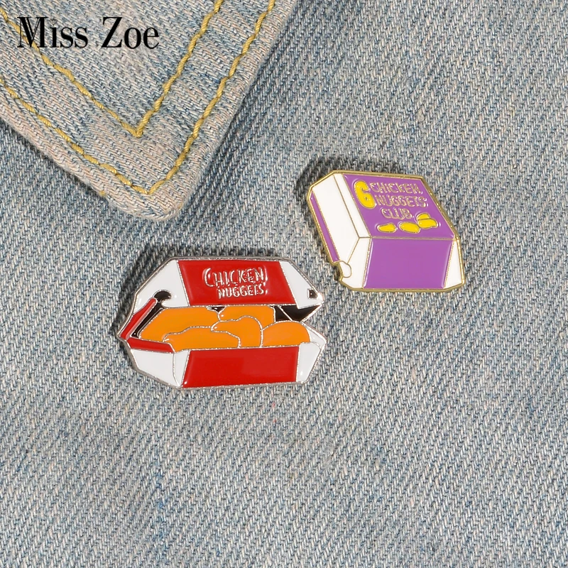 Chicken Nuggets Enamel Pin Custom Food Brooches Bag Clothes Lapel Pin Button Badge Cartoon Jewelry Gift for Kids Friends
Chicken Nuggets Enamel Pin Custom Food Brooches Bag Clothes Lapel Pin Button Badge Cartoon Jewelry Gift for Kids Friends