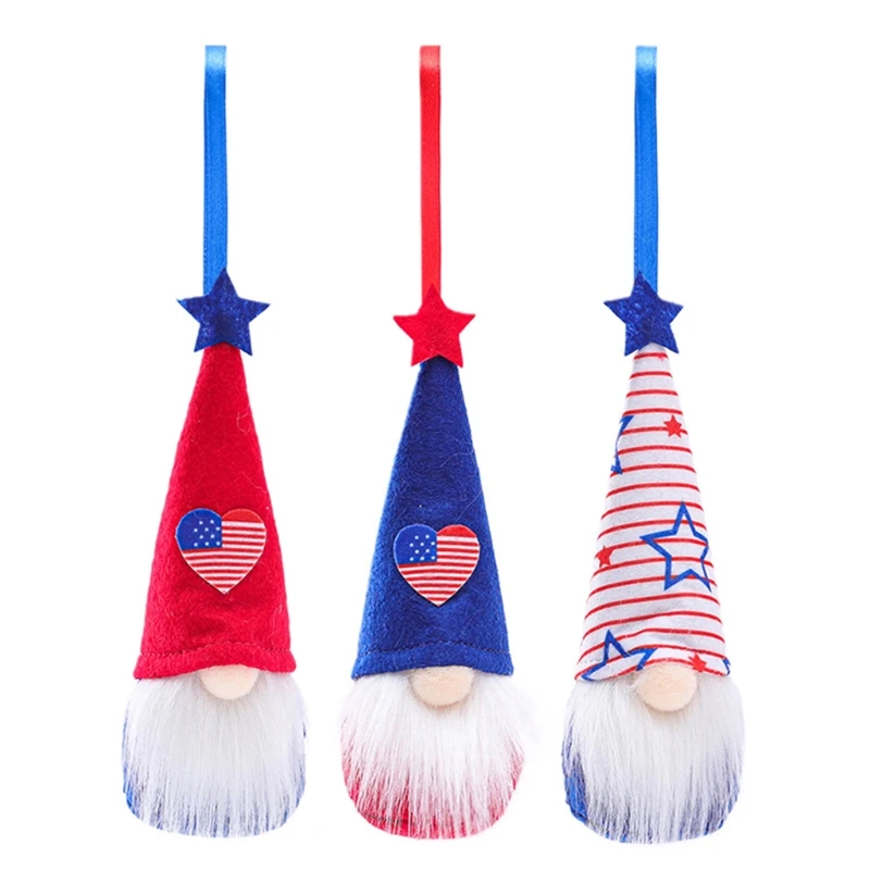 3 Pieces Independence Day Hanging Gnome Ornaments Set,Handmade Plush Gnomes
3 Pieces Independence Day Hanging Gnome Ornaments Set,Handmade Plush Gnomes