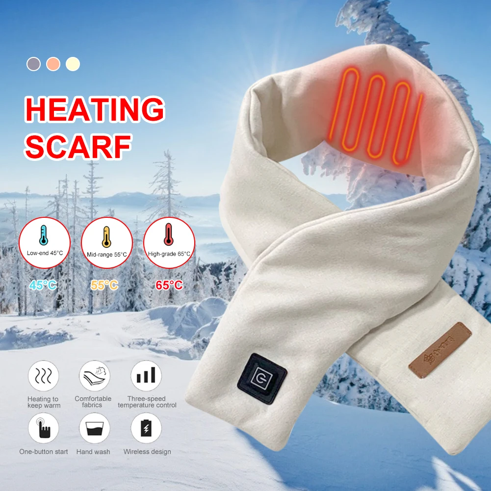 New 2021 Heated Scarf Winter Scarf USB Electric Heated Neck Wrap with 3 Heating Levels for Men and Women Plush Collar Scarves
New 2021 Heated Scarf Winter Scarf USB Electric Heated Neck Wrap with 3 Heating Levels for Men and Women Plush Collar Scarves