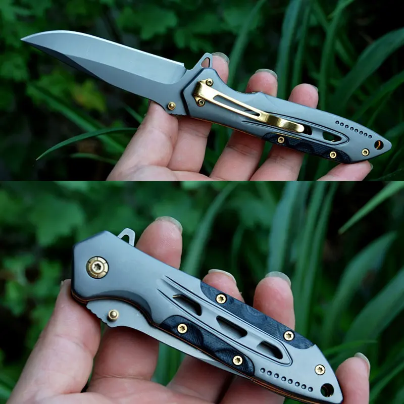 58HRC Multifunctional Folding Tactical Survival Knives Hunting Camping Knife Very High Hardness Military Survival Pocket Knife 
58HRC Multifunctional Folding Tactical Survival Knives Hunting Camping Knife Very High Hardness Military Survival Pocket Knife