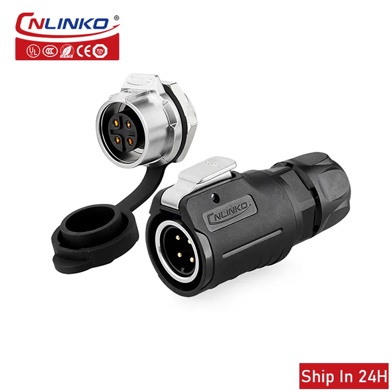 Cnlinko LP16 Plastic Metal 4pin Industrial Aviation Connector Ip67 Waterproof Electrical Cable Connector for Street LED Lighting
Cnlinko LP16 Plastic Metal 4pin Industrial Aviation Connector Ip67 Waterproof Electrical Cable Connector for Street LED Lighting