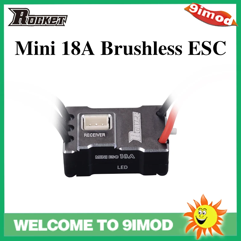 New Rocket mini 18A Brushless ESC Electric Speed Controller for Kyosho Mr03 Pro Atomic DRZ 1/24 1/28 1/32 RC Mini-Z Drift Car
New Rocket mini 18A Brushless ESC Electric Speed Controller for Kyosho Mr03 Pro Atomic DRZ 1/24 1/28 1/32 RC Mini-Z Drift Car