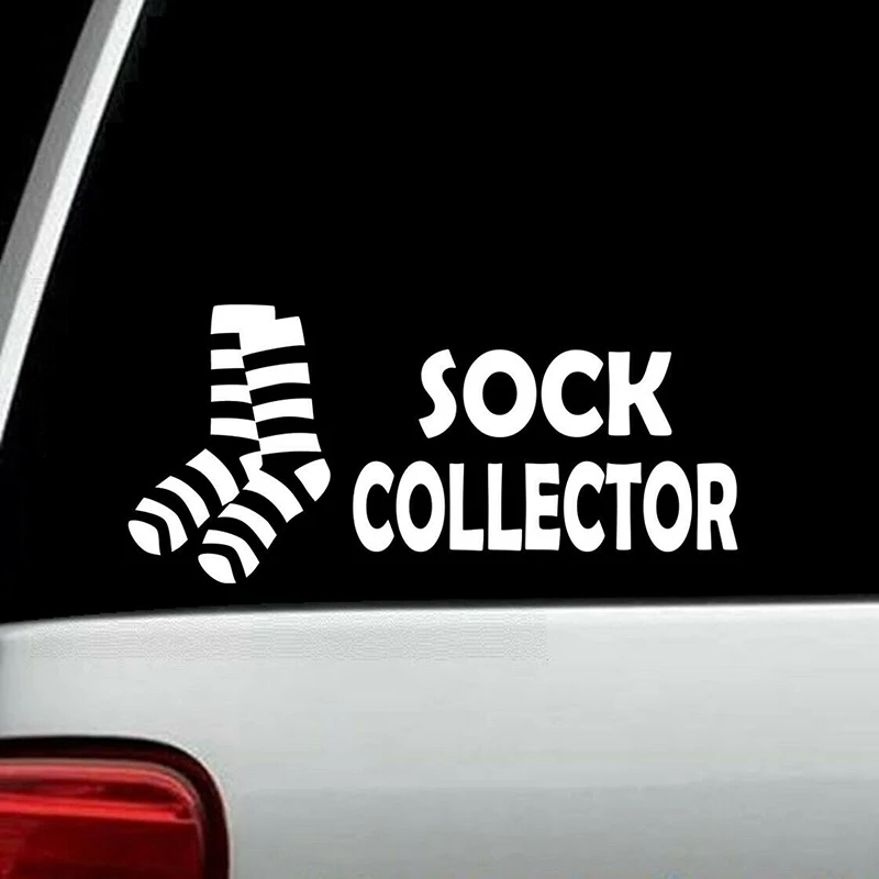 12.4*5.6cm Sock Collector Funny Decal Sticker for Car Window Funny Car Window Bumper Novelty JDM Drift Vinyl Decal Sticker
12.4*5.6cm Sock Collector Funny Decal Sticker for Car Window Funny Car Window Bumper Novelty JDM Drift Vinyl Decal Sticker