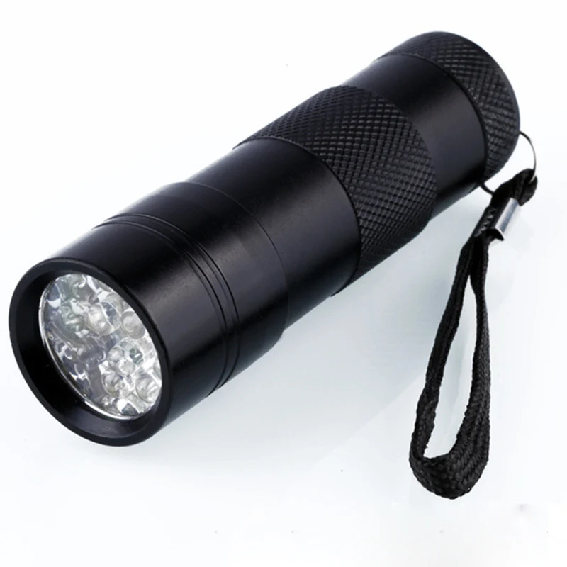 Hot UV 12 LEDs Flashlight Blacklight Counterfeit Detector Purple Light Lamp Torch BJStore
Hot UV 12 LEDs Flashlight Blacklight Counterfeit Detector Purple Light Lamp Torch BJStore