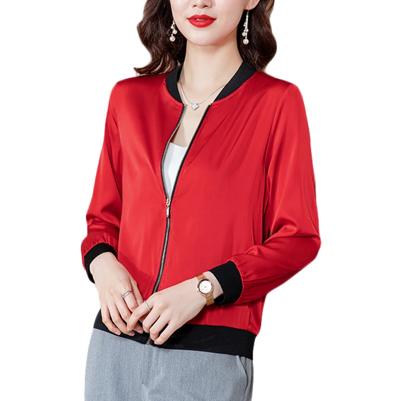 2022 Korean Summer Chiffon Women Jacket Long Sleeve Thin Coats Casual Female Casual Solid Bomber Jacket Sunscreen Zipper Outwear
2022 Korean Summer Chiffon Women Jacket Long Sleeve Thin Coats Casual Female Casual Solid Bomber Jacket Sunscreen Zipper Outwear