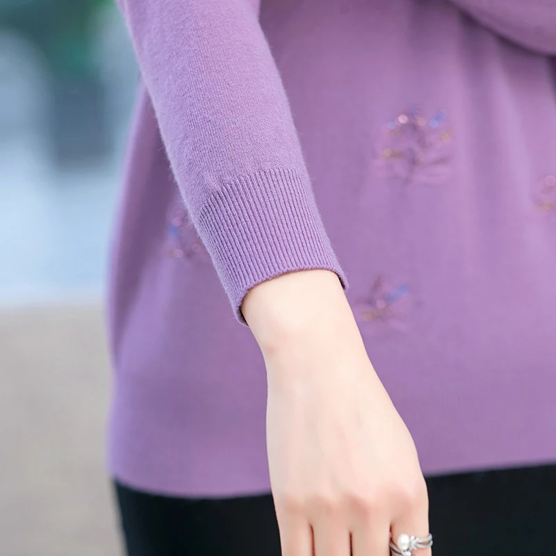 Women Sweater Spring Causal O Neck Mother Pullover Knitted Top Female Women Clothing Elasticity Soft Sweaters For Women 
Women Sweater Spring Causal O Neck Mother Pullover Knitted Top Female Women Clothing Elasticity Soft Sweaters For Women