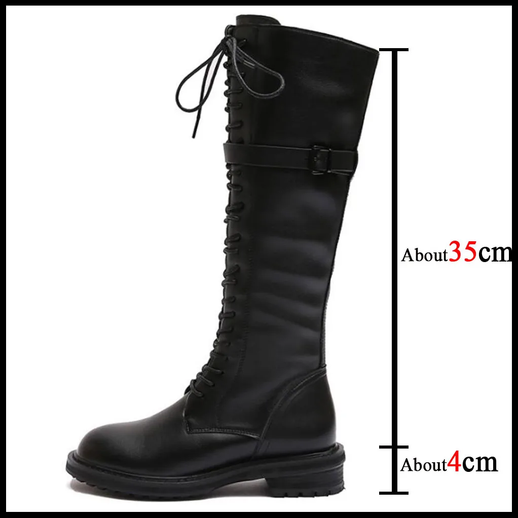 BONJOMARISA Goth Style Platform women's Shoes Brand Luxury Designer Casual Lace Up Chunky Cool Streetwear Punk Mid Calf Boots
BONJOMARISA Goth Style Platform women's Shoes Brand Luxury Designer Casual Lace Up Chunky Cool Streetwear Punk Mid Calf Boots