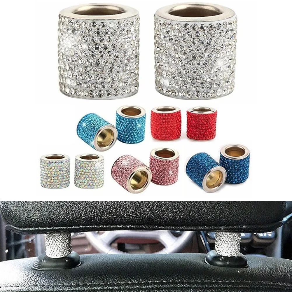 Universal Headrest Collar Bling Rhinestone Sparkling Crystal Car Seat Headrest Decoration Car Styling Car Interior Decor 4PCS
Universal Headrest Collar Bling Rhinestone Sparkling Crystal Car Seat Headrest Decoration Car Styling Car Interior Decor 4PCS