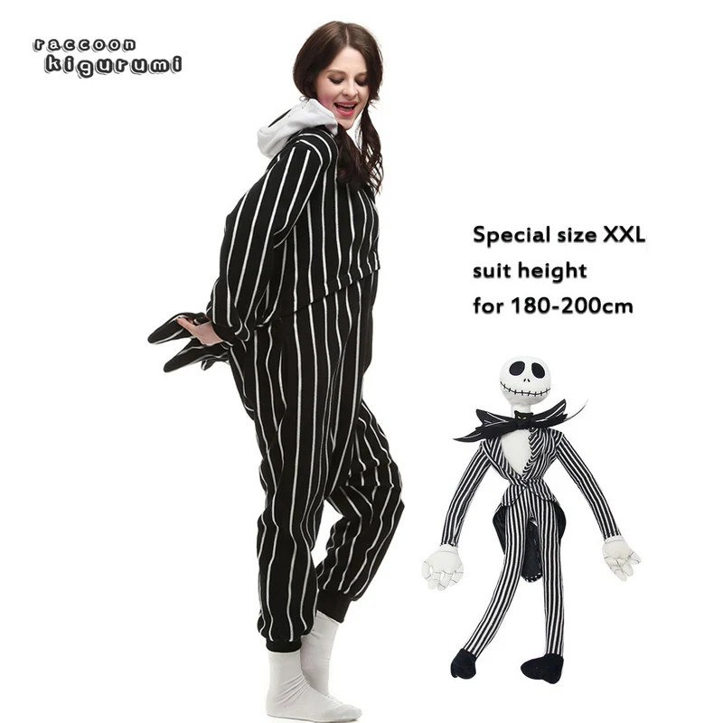 XXL 180-200cm Animal Onesie Unisex Fleece Boy Girl Winter Christmas Cosplay Nightmare Jack Tuxedo Pajama Raccoon Kigurumi Adult
XXL 180-200cm Animal Onesie Unisex Fleece Boy Girl Winter Christmas Cosplay Nightmare Jack Tuxedo Pajama Raccoon Kigurumi Adult
